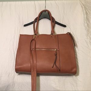 Brown/Cargo Laptop bag/ Purse