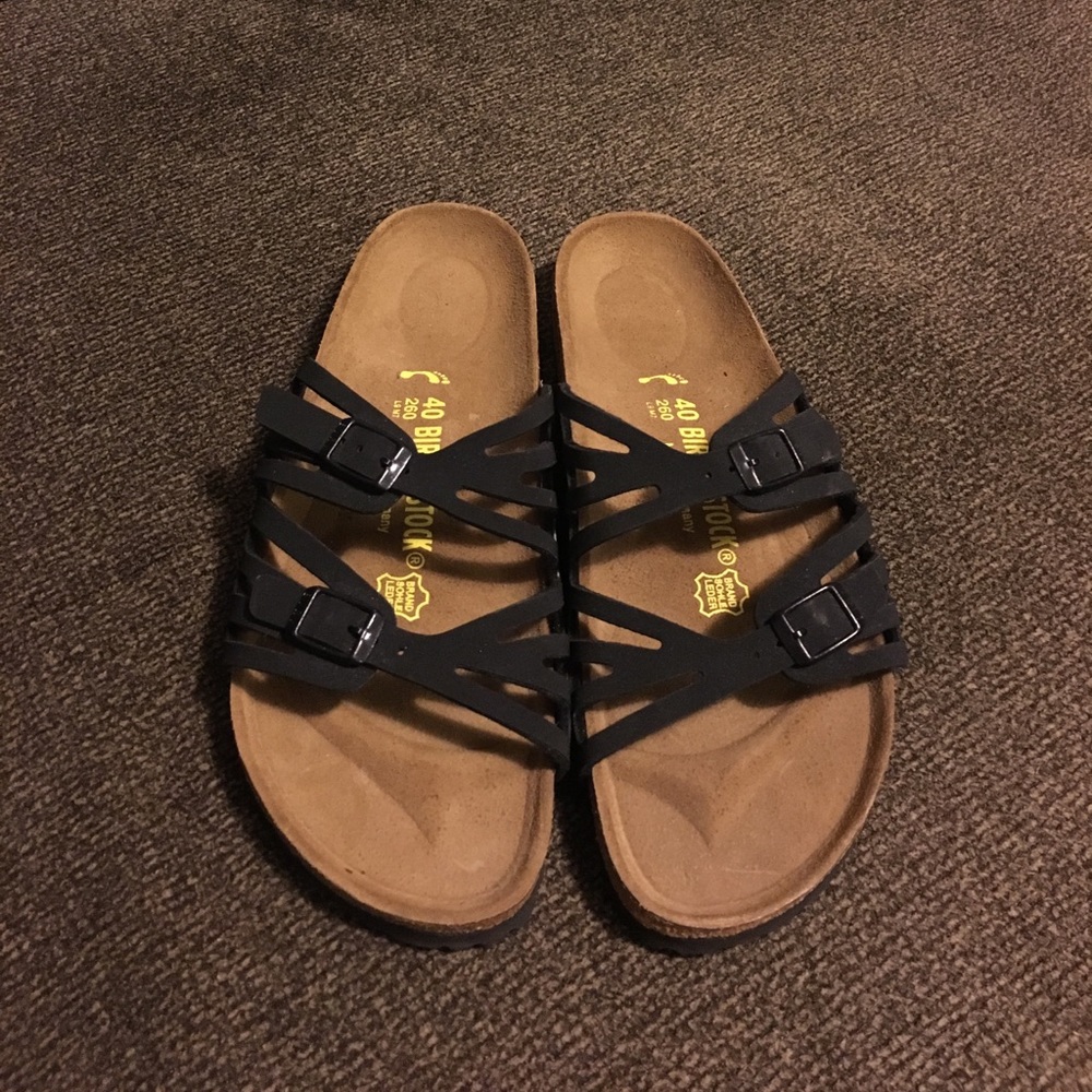 Black Birkenstock 40 260 Sandals