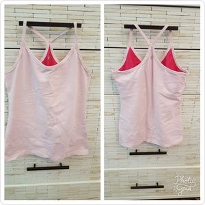 Lululemon power y - light pink reversible