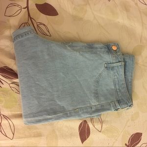 H&M High Waisted Light Blue Denim Jeans