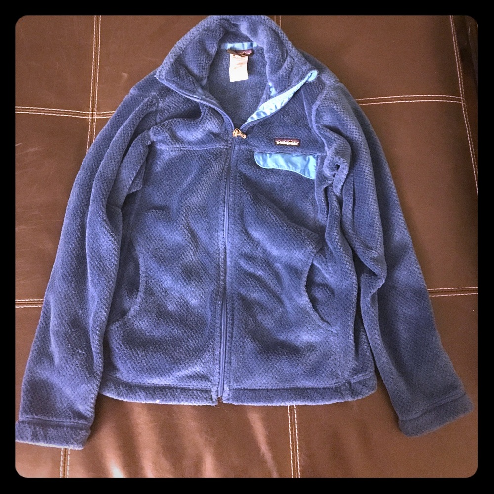 Blue Patagonia Zip-up Fleece