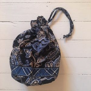 Vera Bradley pouch with waterproof lining