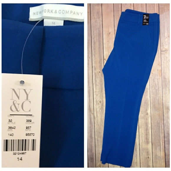 New York & Company Pants - Ankle Pants - Cobalt Blue