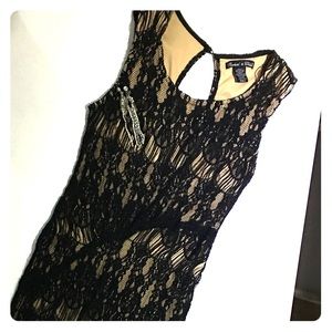 Evening Black Lace Dress
