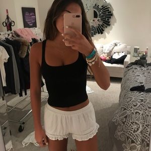 black tank with strappy back