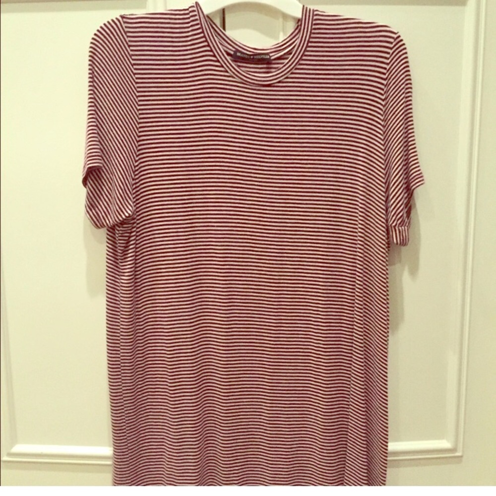 RESERVED maroon/white dress