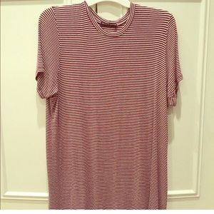 RESERVED maroon/white dress