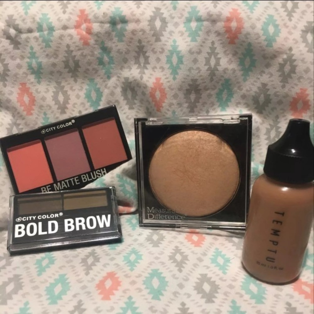 Makeup Quad: Meas Difference, City Color, Temptu