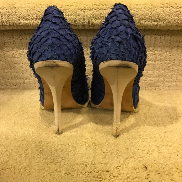 Navy Alexander Wang heels size 37 - Picture 2 of 6