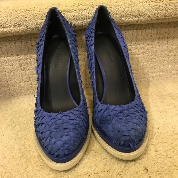 Navy Alexander Wang heels size 37 - Picture 3 of 6