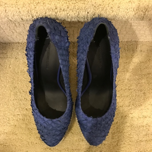 Navy Alexander Wang heels size 37 - Picture 4 of 6