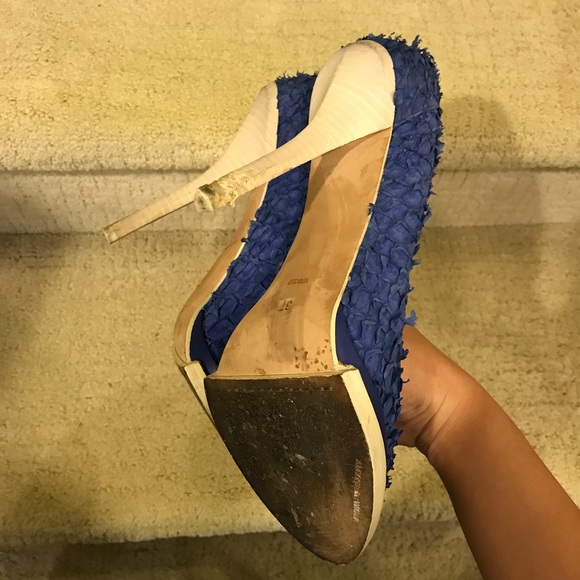 Navy Alexander Wang heels size 37 - Picture 5 of 6