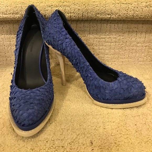 Navy Alexander Wang heels size 37 - Picture 6 of 6