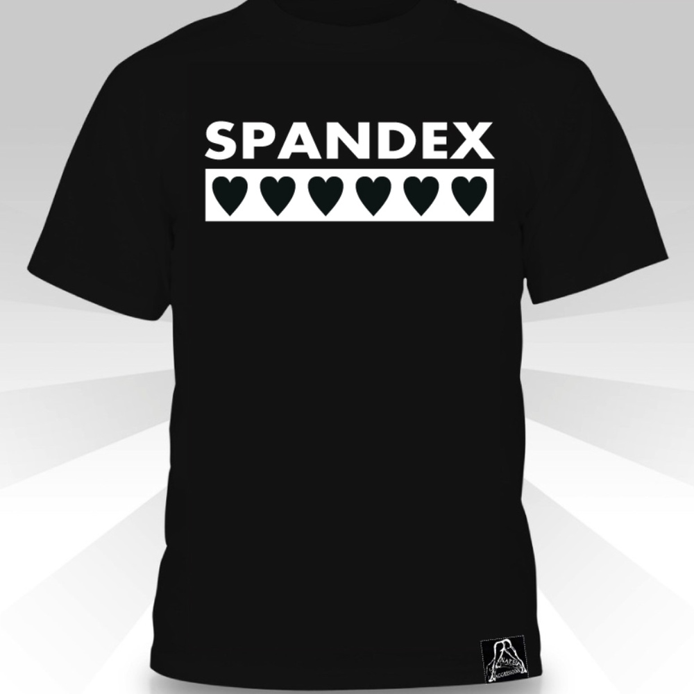 Spandex Hearts T-shirt
