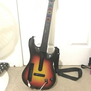 Guitar Hero drums and guitar