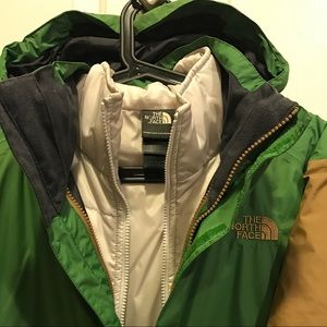 Mens winter North face with liner!
