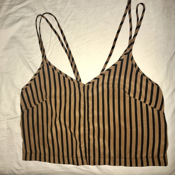 Striped Crop Top - Picture 1 of 2