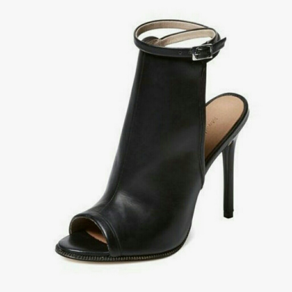 Maiden Lane Harmony peep Toe Open back Bootie