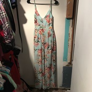 Open Back Maxi Dress