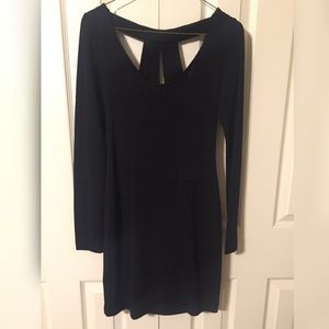 NWT BCBGeneration Black Cowl Back Dress sz. S