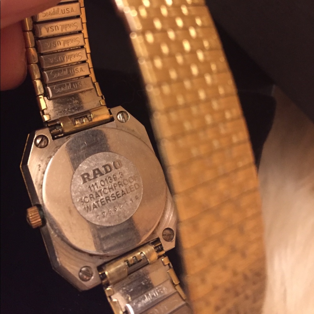❤️Sold❤️💯% Authentic Rado Gold Wtch Diamond - Picture 3 of 7