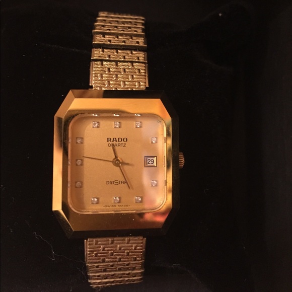 ❤️Sold❤️💯% Authentic Rado Gold Wtch Diamond - Picture 7 of 7
