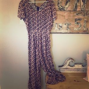 Vintage Short Sleeve Romper