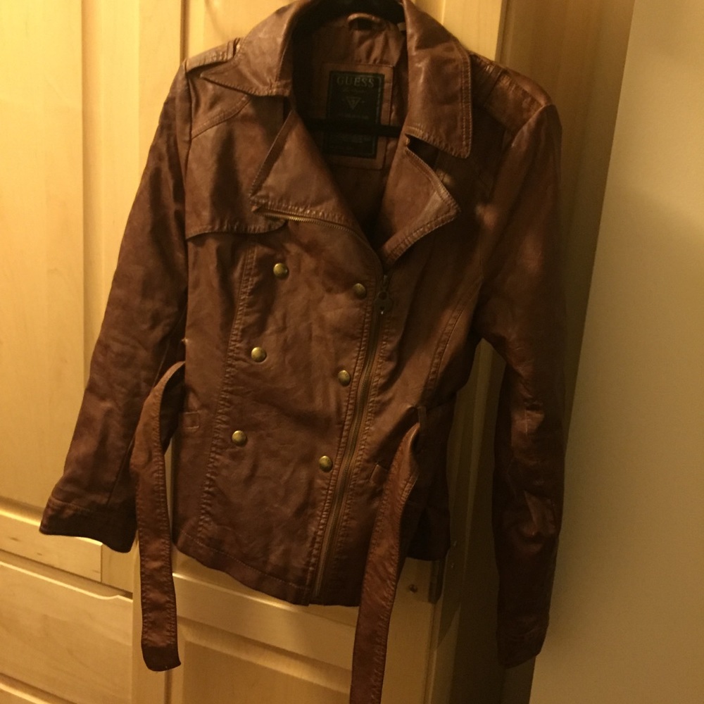 Guess Faux Leather Jacket