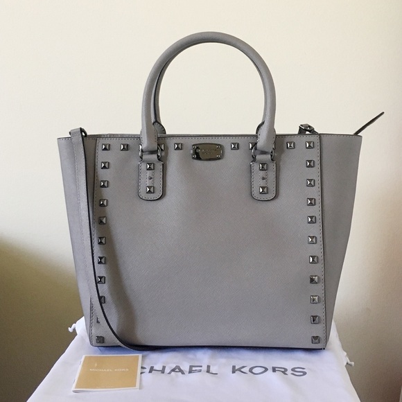 Michael Kors Handbags - Michael Kors Large Sandrine Studded Satchel