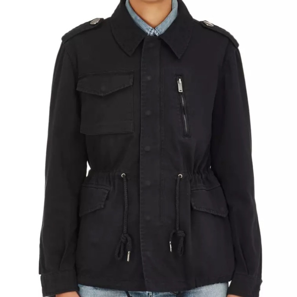 BARNEYS NEW YORK Cotton Twill Jacket Anorak XS