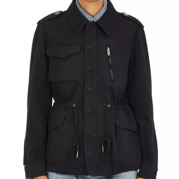 BARNEYS NEW YORK Cotton Twill Jacket Anorak XS,All Products : American Fashion Style Bags On Sale