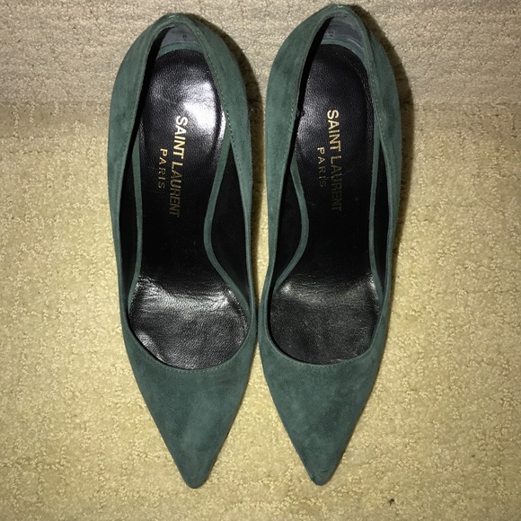 Green Saint Laurent Heels size 6 （36） - Picture 4 of 7