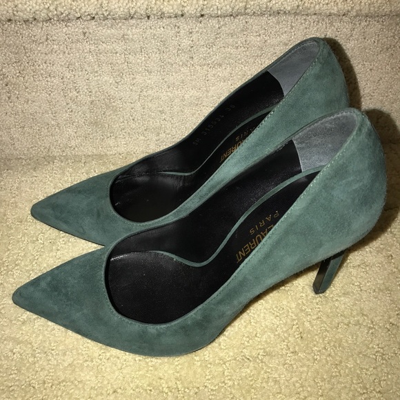 Green Saint Laurent Heels size 6 （36） - Picture 6 of 7