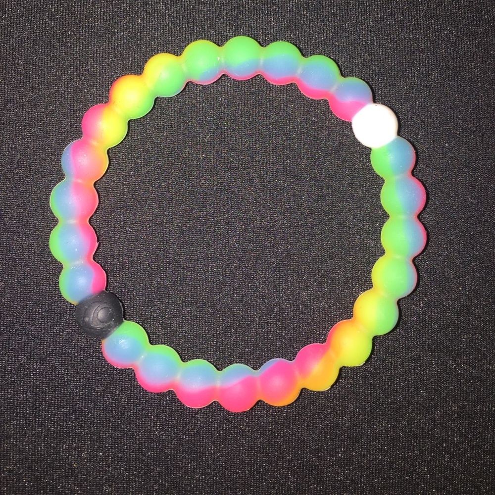 Neon "Make a Wish" Lokai bracelet