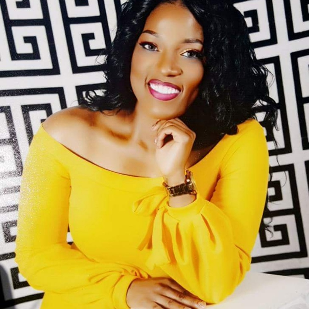 Yellow bodycon sexy dress