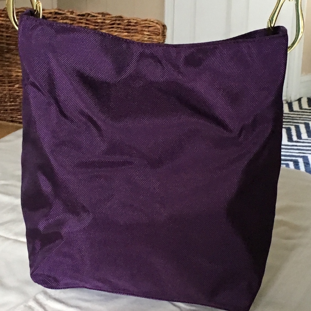 Nylon canvas shoulder bag