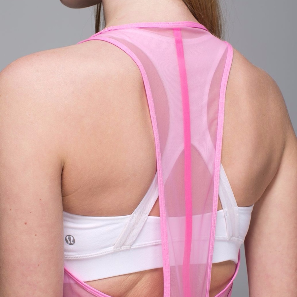Lululemon If You're Lucky Tank Heathered Pink - Picture 6 of 8
