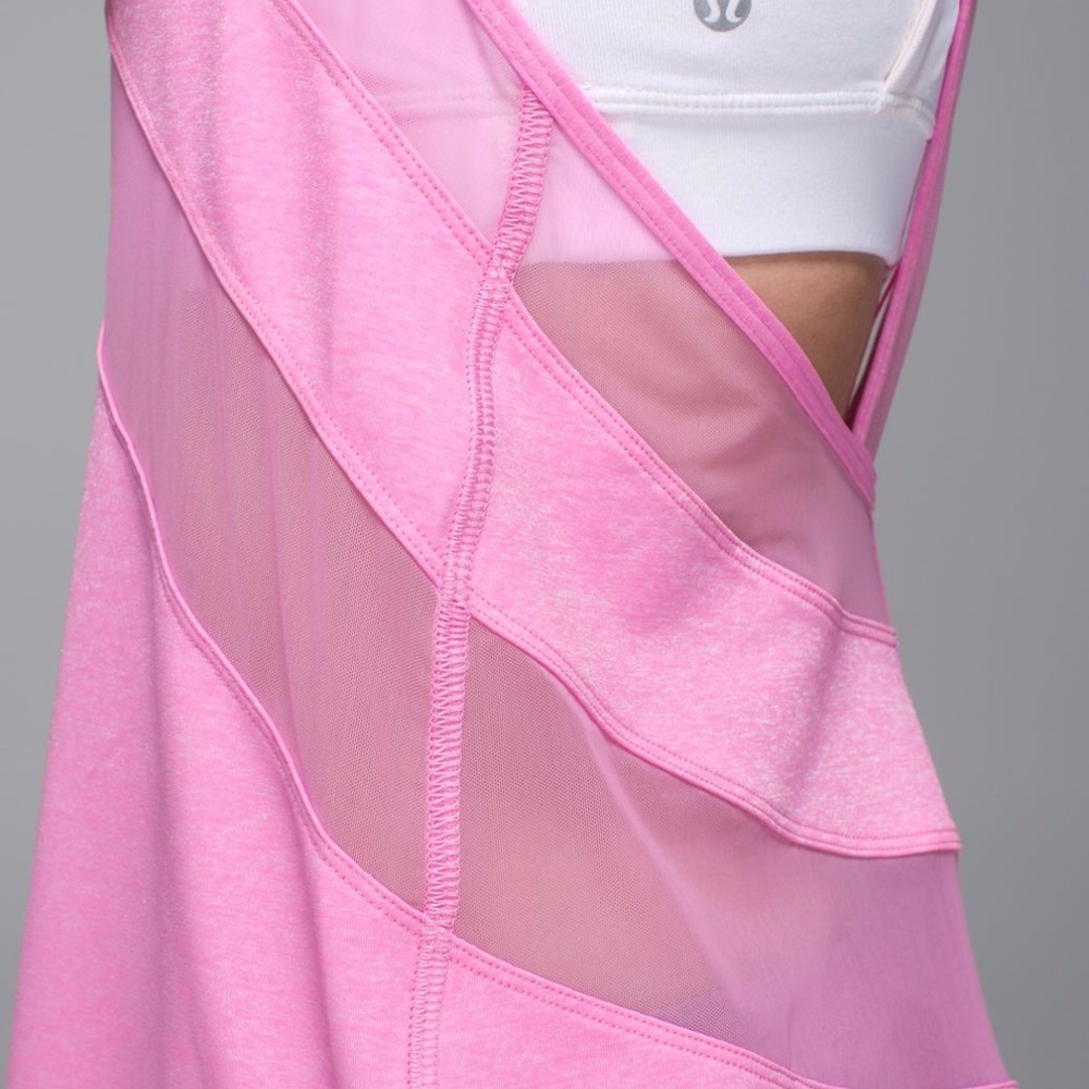 Lululemon If You're Lucky Tank Heathered Pink - Picture 2 of 8