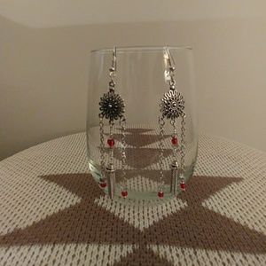 Red Sun Rising Earrings