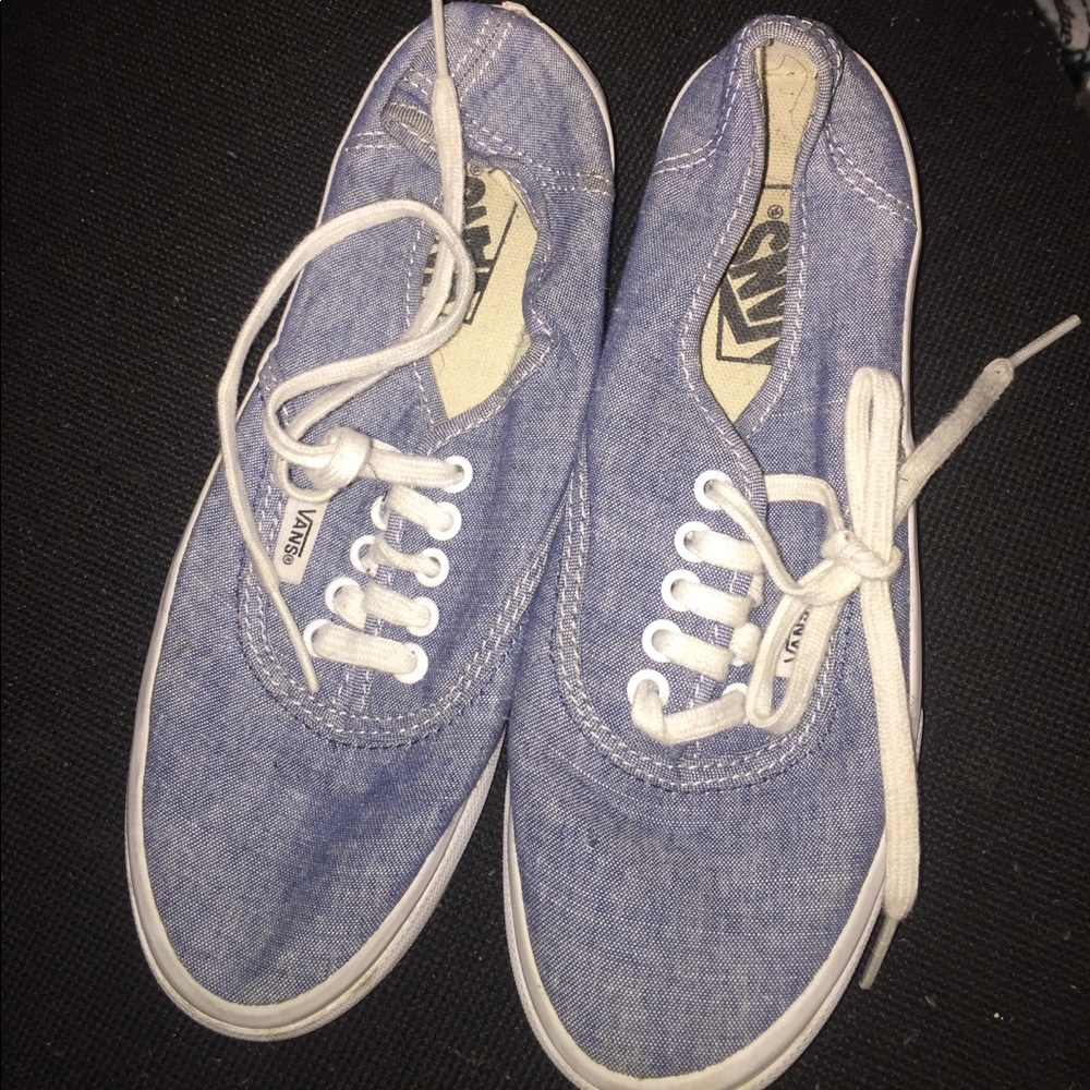 Chambray Vans
