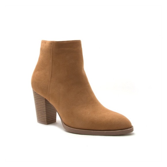 New Arrival- Girl Boss Vegan Suede Ankle Booties - Picture 3 of 4