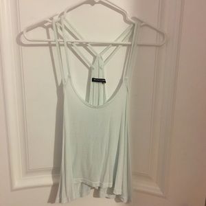 Brandy Melville Baby Blue Cropped Top
