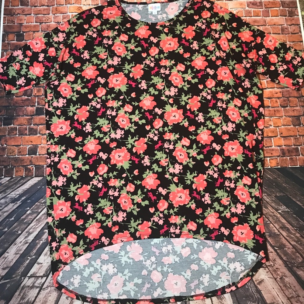Lularoe spring/summer Irma floral UNICORNS Sz.S