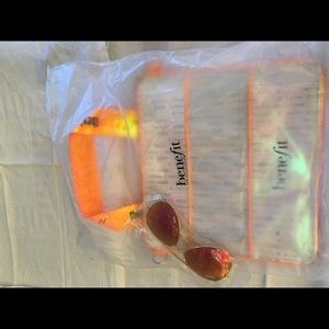 Makeup belt and sunglasses