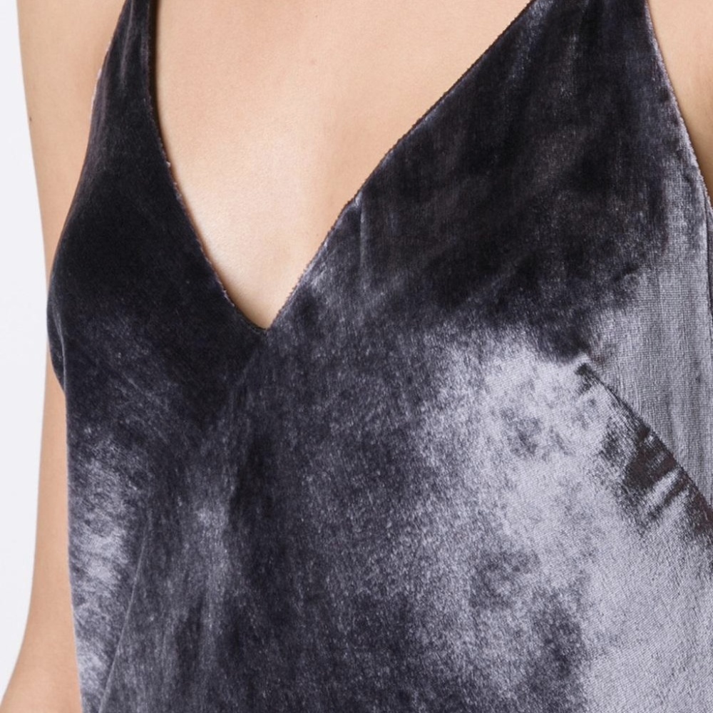 PRICE FIRM Fleur Du Mal Smoke Panne Velvet Dress - Picture 5 of 6