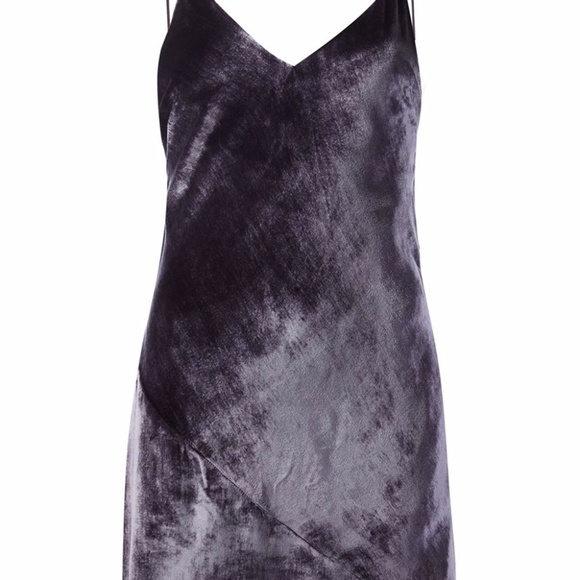 PRICE FIRM Fleur Du Mal Smoke Panne Velvet Dress - Picture 3 of 6