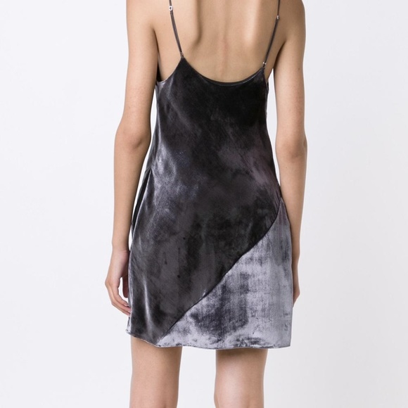 PRICE FIRM Fleur Du Mal Smoke Panne Velvet Dress - Picture 4 of 6