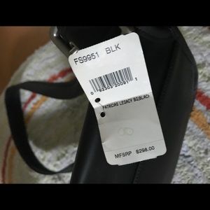 Vintage COACH Blk Leather Shoulder Bag