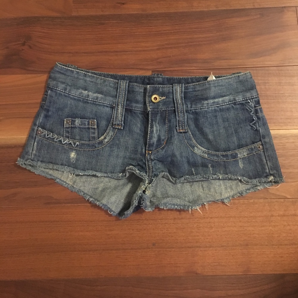 Express denim shorts