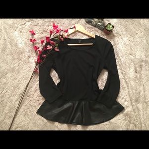 Peplum Top 3/4 Sleeve